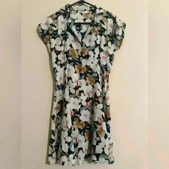 Farrow Patti Dress, Size S • Floral Button Midi Cottagecore / Boho Core Vintage - Picture 2 of 7